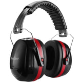 1 x RAW Customer Returns ProCase Hearing Protection Earmuffs Noise Protection Headphones Soundproofing Safety Ear Muffs NRR 32dB Hearing Protection Ear Protection Earmuffs for Shooting Sports Construction Woodwork -Red - RRP €18.55