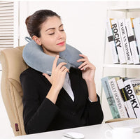 3 x RAW Customer Returns Ecosafeter travel pillow - perfect neck support pillow made of memory foam, neck pillow, compact and lightweight, quickly packed, for traveling in the car, plane, train - RRP €39.3