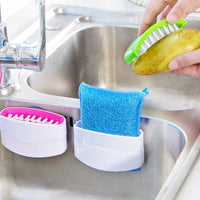 2 x Brand New 3Pcs Cleaning Scrubber Cutlery Cleaner Blade Cleaner Kitchen Washing Brush Cutlery Cleaning Brush Double Sided Scrubber Random Color - RRP €38.4