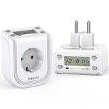 1 x RAW Customer Returns Digital timer socket with countdown and loop mode, Maxcio programmable electronic timer socket Mini 2Packs  - RRP €20.16