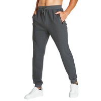 1 x RAW Customer Returns JustSun jogging pants men s training pants men s sports pants men s long cotton fitness leisure pants men s zipper pockets dark grey XL - RRP €32.99