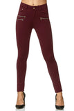 1 x RAW Customer Returns Elara Damen Stretch Hose Skinny Fit Jegging Chunkyrayan H86-5 Wine 48 4XL  - RRP €28.19