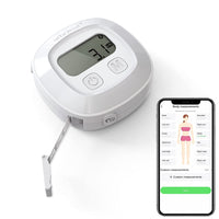 1 x RAW Customer Returns arboleaf Smart Body Circumference Tape Measure with App, Bluetooth Body Measurement Tape, Locking Mechanism, Retractable Body Measurement Tape for Weight Loss, Measure Circumference Length, CM Inch - RRP €29.99