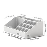 16 x Brand New READAEER Makeup Organizer, Cosmetic Tray, Display Boxes for Lipsticks, Makeup Brushes and Nail Polishes - RRP €326.4