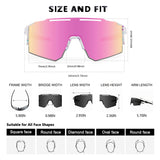 1 x RAW Customer Returns Eninedeuisou Sunglasses Cycling Glasses for Men Women UV 400 Protection Goggles MTB Sports Glasses for Outdoor Sports Cycling Driving Running Golf Baseball - RRP €28.22