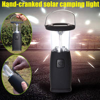 21 x Brand New LED camping lamp, rechargeable solar camping lamps, camping lantern with hand crank charging, camping lantern with two brightness modes for fishing, outdoor camping, power outages, hiking, emergency white  - RRP €428.4