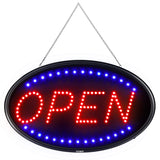 1 x RAW Customer Returns FITNATE LED Open Sign Board XL, LED Open Sign, 59x36cm OPEN Advertising with 2 Light Modes, EU Plug, Ideal for Bar Store Room Wall etc, LED Sign Light for Festival, Bar, Party - RRP €49.4