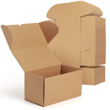 1 x RAW Customer Returns EYMPEU 28X15.3X15.3cm 11X6X6in Cardboard Boxes with Lid for Package Shipping, 20 Pack, Kraft Paper Boxes for Gift or Packaging, Brown - RRP €29.99