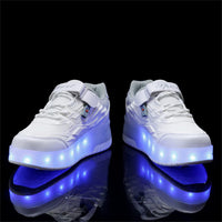 1 x RAW Customer Returns Boy Girl Shoes Children s Shoes with Wheels LED Luminous Shoes Outdoor Sports Shoes Flashing Shoes Skateboard Shoes Sneakers Gift for Birthday, Party, Christmas - RRP €53.44