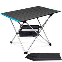 1 x RAW Customer Returns Uniguardian Camping Table Foldable, Aluminum Camping Table Lightweight with Bag, Camping Table Foldable, Camping Tables for Picnic Cooking Garden Hiking BBQ - RRP €30.24