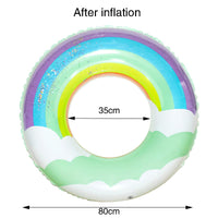 1 x Brand New Swimming ring adults, swimming ring, air mattress pool, swimming ring tube for pool assist swimming summer pool party swimming ring L  - RRP €7.04