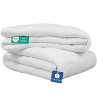 1 x RAW Customer Returns FAM Home - Duvet 135 x 200 cm, 4 Seasons, Consisting of 2 Buttoned Blankets, Anti-Allergy, for Allergy Sufferers, Summer Blanket 150 g m and Autumn Blanket 250 g m  - RRP €34.62