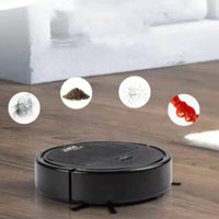 1 x RAW Customer Returns Robot Vacuum Cleaner, Quiet Robot Vacuum Cleaner with Powerful Suction Cleans Hard Floors and Low-Pile Carpets, Ideal for Pets - RRP €21.08