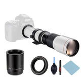 1 x RAW Customer Returns JINTU 500mm 1000mm f 8 Manual Focus Telephoto Lens compatible with Canon EF-Mount EOS 4000D 2000D 90D, 80D, 77D, 70D, 60D, 60Da, 1Ds, Mark III 7D, 6D, 5D, 5DS, Rebel T8i, T7i, T7s, T6, T5, SL3, SL2 - RRP €144.39