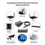 1 x RAW Customer Returns HKY 24V Universal Charger for Robot Vacuum Cleaner Conga Cecotec 1390 S1390 1290 Gryo Model 05145, Vileda M-448A SB35, External Hard Drives, LED Lamps, LCD Monitors, WiFi Router, Television, etc. - RRP €28.52