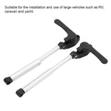 1 x RAW Customer Returns Annjom RV Window Lifter, Telescopic RV Window Support Rod Oxidation Resistance 2pcs for Yacht for Caravan - RRP €22.57