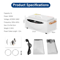 1 x RAW Customer Returns Xverycan 500W Hot Air Sterilizer Disinfection, 250 Dry Heat High Temperature Sterilizer, Small Sterilizers for Nail Tools, Cosmetic Tools, Hairdressing Tools, Beauty Salon - RRP €64.99