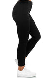 1 x RAW Customer Returns Elara Women s Jeans High Waist Slim Fit Chunkyrayan Black JS710 Black 52 6XL  - RRP €25.63