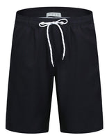 1 x RAW Customer Returns iCKER men s shorts, swimming trunks, beach shorts, beach shorts, board shorts, quick-drying for summer, black, S3, XXL - RRP €23.99