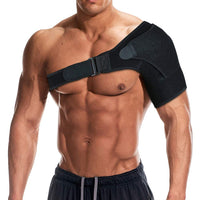 1 x RAW Customer Returns Shoulder Brace with Pressure Pad for Men and Women, Adjustable Shoulder Support for Torn Rotator Cuff, Tendonitis, Dislocation, Fits Right or Left Shoulder - RRP €18.5