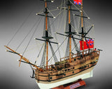 1 x RAW Customer Returns Mini MAMOLI - Model kit Boat HMS Endeavour Series MAMOLI Scale 1 143 - DUS MM18 - RRP €55.36