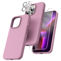 1 x RAW Customer Returns TOCOL 5-in-1 iPhone 13 Pro Case, with 2 Pieces Screen Protector 2 Pieces Camera Protection, Liquid Silicone Cell Phone Case iPhone 13 Pro 6.1 , Scratch-Resistant Shockproof Protective Case for iPhone 13 Pro  - RRP €18.14