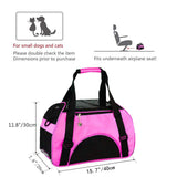 2 x RAW Customer Returns ZaneSun Cat Carrier Soft Sided Pet Carrier for Cats Dogs Puppy Comfortable Portable Foldable Airline Approved - RRP €39.98