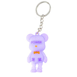 1 x Brand New Perfekto24 Bear Keychain - Keychain - Pet Keychain - Car Keychain - Bear Pattern Keychain - RRP €24.0