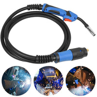 1 x RAW Customer Returns MIG Welding Torch Gun MB-15AK 4 Meter Euro EU Connector Gas Gun Conversion Binzel Type for MIG MAG Welder - RRP €21.6