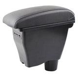 1 x RAW Customer Returns XUKEY Leather Armrest for Fortwo Forfour 2014 2015 2016 2017 2018 2019 Center Console Storage Box Armrest - RRP €55.2