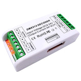 1 x RAW Customer Returns RGBW 4 Channel DMX Decoder, Mini16A RGB RGBW LED Strip Controller DMX 512 Decoder Dimmer Driver for RGBW RGB LED Strip Module DC9-24V - RRP €18.14