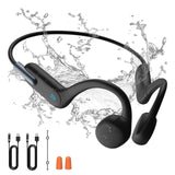 1 x RAW Customer Returns OICGOO Bone Conduction Headphones, Open-Ear Wireless Sports Headphones Bluetooth 5.3, Swimming MP3 Headphones with 32G Memory, Companion for Swimming, Sports 10 Hour Running Time  - RRP €79.99