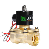 1 x RAW Customer Returns US Solid 1 G 24V AC Brass Solenoid Valve Direct Acting for Water Air Gas Oil NC - RRP €58.91