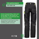 1 x RAW Customer Returns Stenso Prisma work trousers men - cargo trousers men - trousers men cargo - work trousers men - grey green EU54 - RRP €44.99