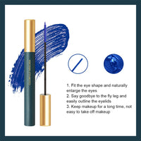 1 x Brand New Mascara, Mascara, Colorful Mascara, Fiber Mascara, Mascara Waterproof, Lash Extension Mascara, Colored Mascara, Waterproof Fine Brush, Voluminous and Charming, Blue, 2 Pieces - RRP €18.0