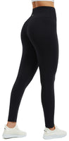 1 x RAW Customer Returns Persit Women s Sports Trousers, Sports Leggings for Women, Yoga Leggings, Running Trousers, Sports Leggings, Long XS, Black, 64 cm  - RRP €16.58