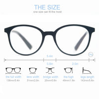 1 x RAW Customer Returns Set of 4 reading glasses round men women, good glasses, high quality, fashionable, comfortable, great reading aid - RRP €18.36