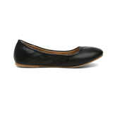 1 x Brand New DREAM PAIRS Women s Ballet Flats Elegant Flat Shoes in Soft PU Leather Comfortable Black Sole-FINA-E Size 37 EUR  - RRP €58.8