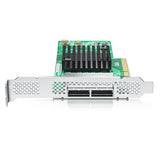 1 x RAW Customer Returns 10Gtek External SAS SATA RAID Controller PCI Express Host Bus Adapter for LSI 9200-8E, LSI SAS2008 Chip, 8-Port 6Gb s, High Profile Low Profile, EHRWEG - RRP €104.26