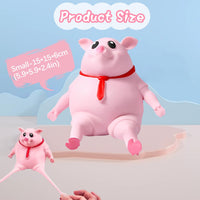 3 x Brand New Pig Squeeze Toy Splash Piggy Toy Stress Balls Cute Pink Pig Bath Toy Anti-Stress Toy Piggy Squeeze Toy for Adults and Children - RRP €52.32