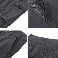 1 x RAW Customer Returns Digralne Cargo Pants Men Cotton Work Pants for Men Vintage Outdoor Pants for Men Combat Tactical Pants with Many Pockets Ranger Pants Men for Camping Hiking - RRP €49.98