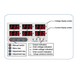 1 x RAW Customer Returns Three Phase DIN Rail Voltmeter, AC 390 500V Three Phase DIN Rail Voltmeter Ammeter Automatic Surge Overcurrent Protection Multi Tester, Multi Tester 63A  - RRP €33.56