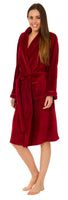 1 x RAW Customer Returns florentina women s dressing gown made of soft fleece with bow detail size S  - RRP €39.99