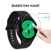 1 x RAW Customer Returns ivoler 4 Pieces Tempered Glass Screen Protector for Samsung Galaxy Watch 6 5 4 40mm Garmin Fenix 6 6 Pro Fenix 5 5 Plus Vivomove HR Polar Ignite 2 Fossil Gen 6 44mm - RRP €5.7