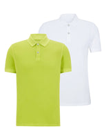 1 x RAW Customer Returns Short Sleeve Polo for Men. Casual Polo Golf T-shirt. Slim and Short Fit. 100 Bamboo Fiber - RRP €19.81