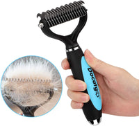 50 x Brand New Docatgo cat brush - dog brush long hair - undercoat brush dog cat, undercoat comb removes knots, undercoat matting, double-sided comb for small large dogs, massage coat care - RRP €594.5