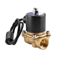 1 x RAW Customer Returns Heschen Brass Electric Solenoid Valve, 2W-200-20J, PT3 4 , DC12V, Direct Action Water Air, Normally Closed, Replacement Valve - RRP €29.99