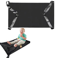 1 x RAW Customer Returns STFALI Flyaway Kids Bed Airplane, Airplane Bed for Kids 55 88cm, Airplane Gadgets Seat Extension Airplane Children Airplane Children s Bed Footrest Tarpaulin, Black - RRP €17.14