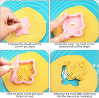 1 x RAW Customer Returns Cookie cutter for children, 8 pieces biscuit cutters, cookie cutters, animal cookie cutters, biscuit moulds, fondant cutters, bread and vegetable cutters for children, sandwich cutter anime . - RRP €8.05