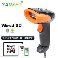 1 x RAW Customer Returns Yanzeo High Speed Portable QR Code Reader with 2D USB Cable Compatible for Windows Mac PC and Phone Square POS System - RRP €18.0